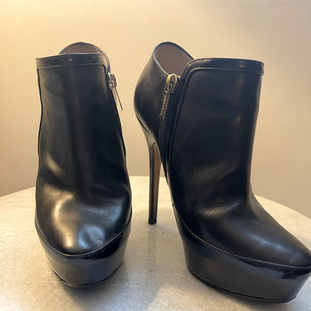 Barely worn and newly soled. Jimmy Choo Ankle boots. Size 36.5.